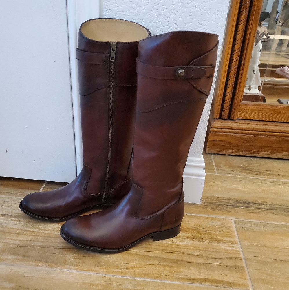 Frye Molly Button Leather Boot NIB